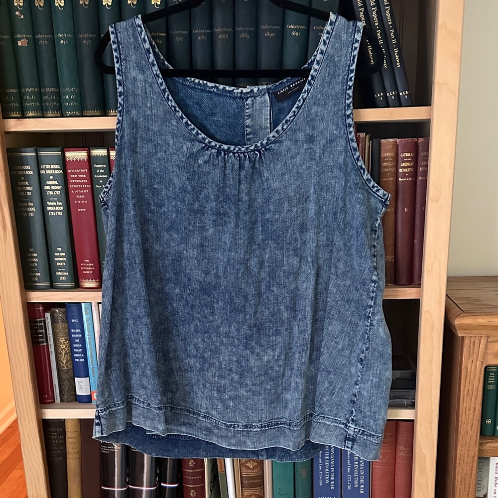 Saltwater Luxe Blue Denim Tank Top - Sleeveless Women's Top